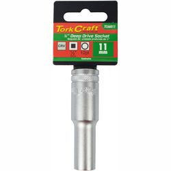 Socket 11mm 1/2' Dr Deep Socket Crv 12 .