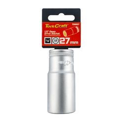 Socket 27mm 1/2' Dr Deep Socket Crv 12 .