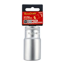 Socket 32mm 1/2' Dr Deep Socket Crv 12 .