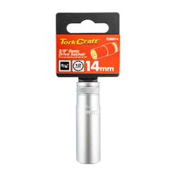 Deep Socket 3/8'dr 14mm 12pt Crv