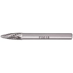Rotary Burr Tungsten 6x18x6mm Round .
