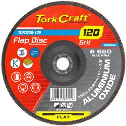 Flap Sanding Disc 230mm 120grit A/o