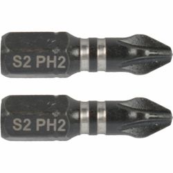 Impact Phil.2 X 25mm Ins.bit 2/card Ph2