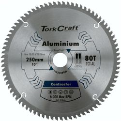 Blade Contractor Alum 250 X 80t Tcg Neg 30mm Circular Saw Tct
