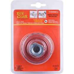 Wire Cup Brush 80 X M14 Knotted Stainless Steel Tcw