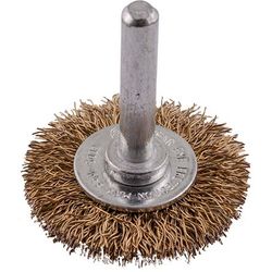 Wire Wheel Brush 38mm X 6mm Shaft Blister