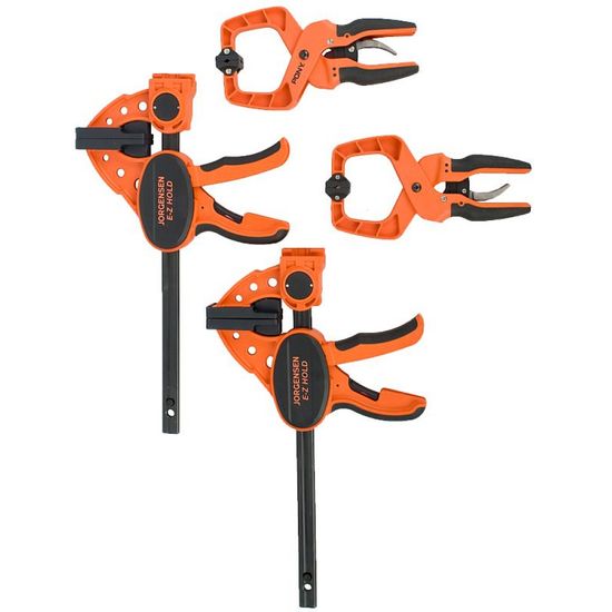 PONY Jorgensen 4pc Clamp Set 2 X 6" 150mm
