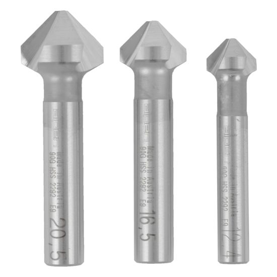 Hss Countersink Set - Pcs 12.4 - 16.5 - 20.5mm