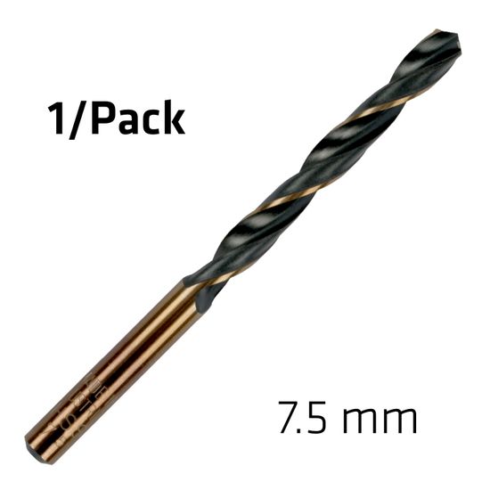 Hss Sprint Master 7.5mm X1 Sleeved Din338 ALPEN Drill Bit