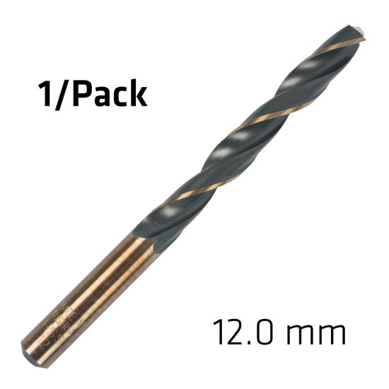 Hss Sprint Master 12.0mm X1 Sleeved Din338 ALPEN Drill Bit