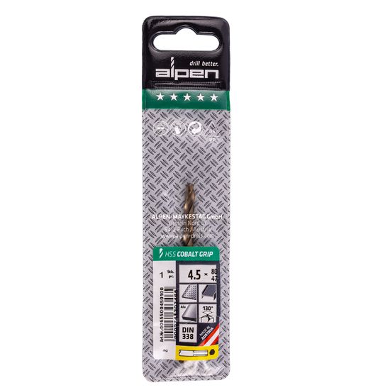 Hss Cobalt 4.5 Plw Grip 3-sided