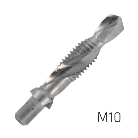 ALPEN Combination Tap Plw M10 1/4" Shank
