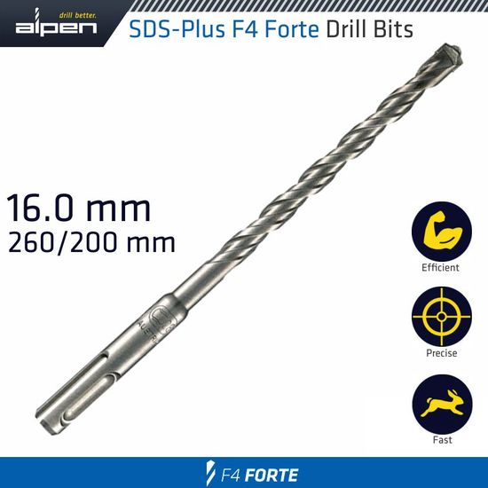 Sds Plus Bit 260 X 200mm 16mm Bulk