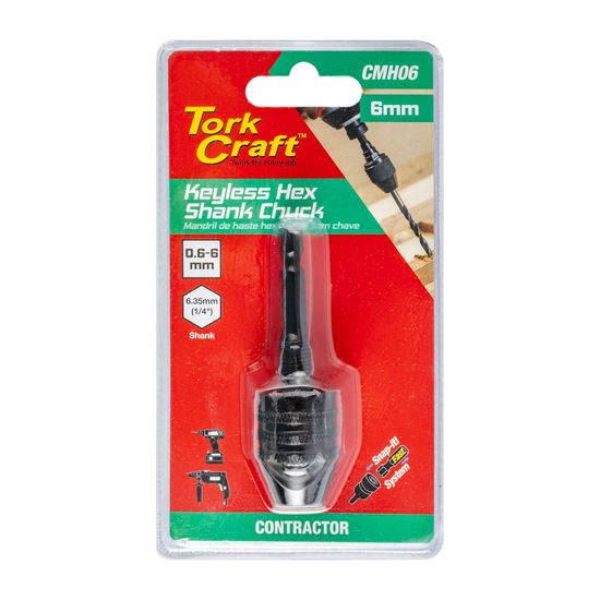 Hex Shank Chuck 0.6 - 6.0mm