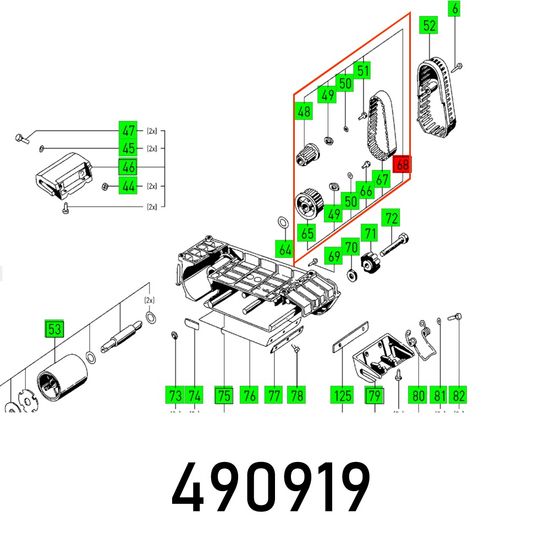 Belt Drive Et-teil Bs 75