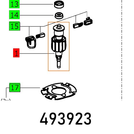Armature Compl. Dts 400 Et-bg 230v