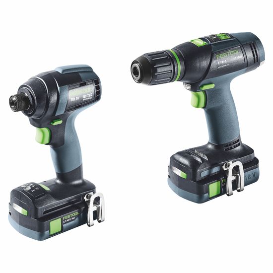 FESTOOL TID 18 C 3,1-Set T18 Cordless Impact Driver and Drill Set 18V 2 x 3.1Ah