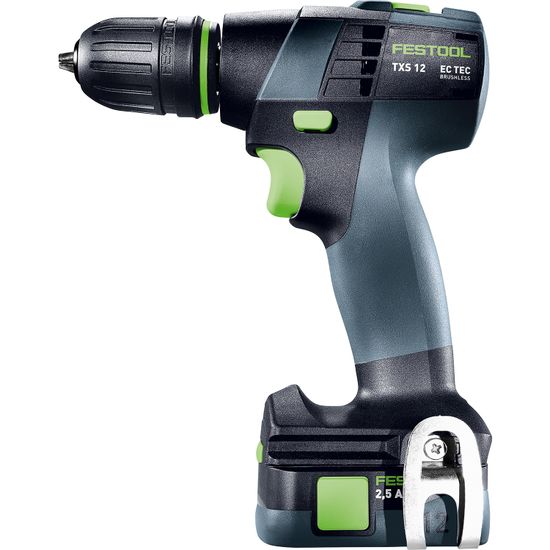 FESTOOL TXS 12 2,5-Plus Cordless Drill with classic T-shape design