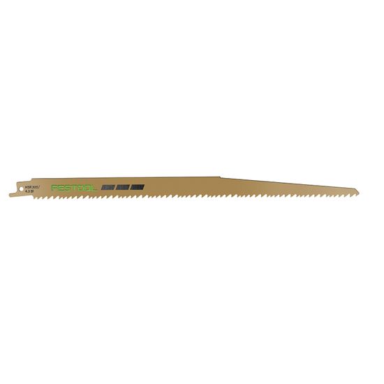FESTOOL HSR 305/4,3 BI/5 WOOD UNIVERSAL Sabre Saw Blade Set 305mm 5pc