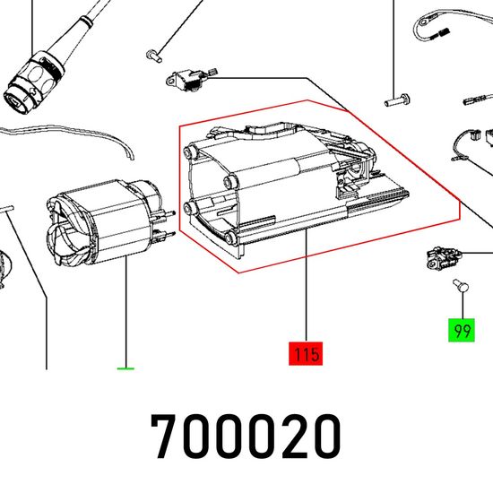 Motor Frame Df 700 Eq