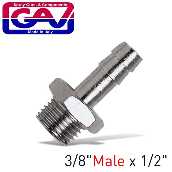 Hose Adaptor 3/8"male X 1/2" Hose