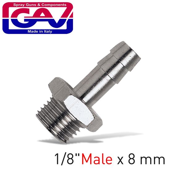 Hose Adaptor 1/8"m X 8mm