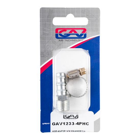 Hose Adaptor 1/4"m X 8mm+hose Cla