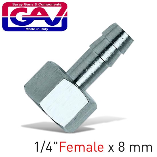 Hose Adaptor 8mm X 1/4"female