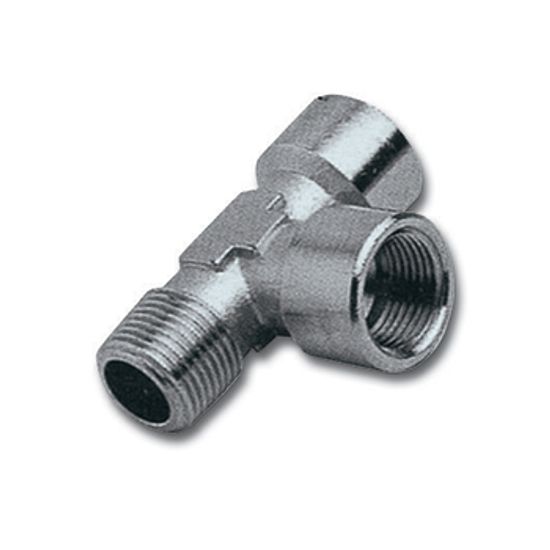 T Connector 1/4"ffm Packaged