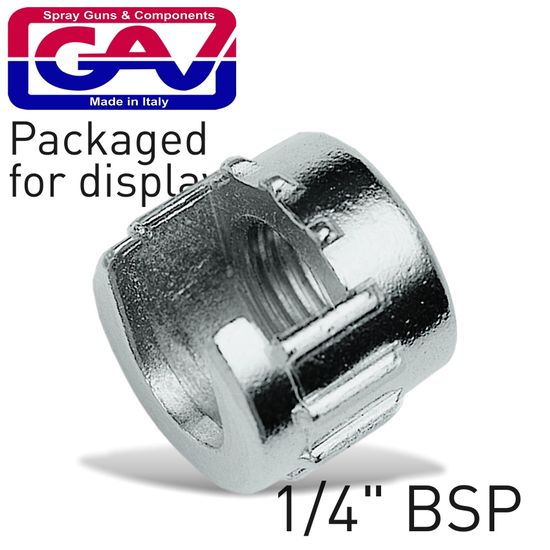 Metal Ring 1/4" For Bayonet Couplings Packaged