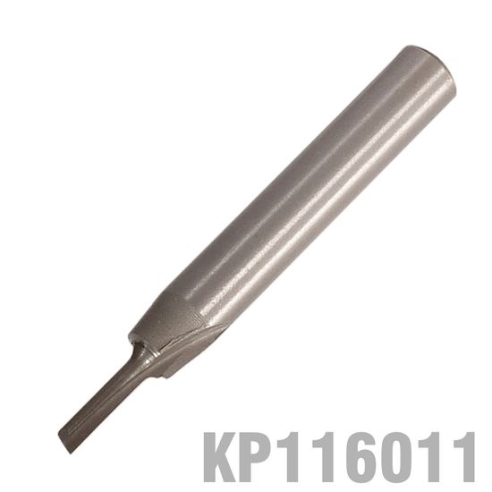 Straight Bit 3/32" (2.4mm) X 1/2" Cut Solid Carbide 2 Flute 1/4"shank