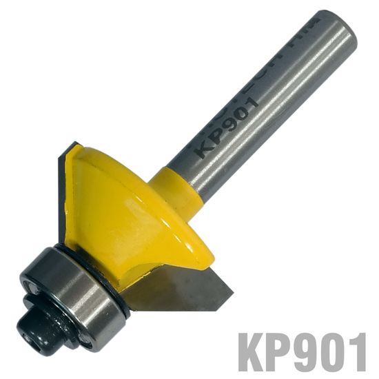 Chamfer Bit Tct 45&deg; 1" X 3/8" X 1/4" Shank