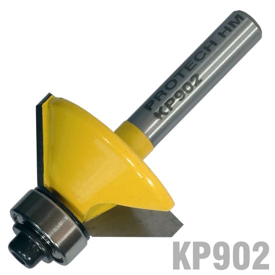 Chamfer Bit Tct 45&deg; 1 3/16" X 1/2" X 1/4" Shank