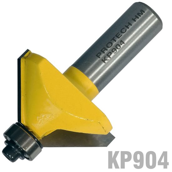 Chamfer Bit Tct 45&deg; 1 5/8" X 3/4" X 1/2" Shank
