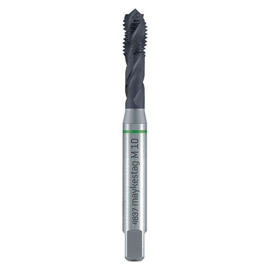 Hssco Machine Tap M 4 Din 371 C S/f Green Ring Alunit