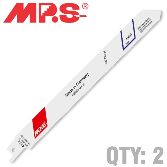Sabre Saw Blade Bi-metal 200mm 18 Tpi 2/pack