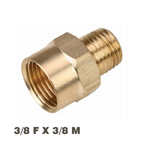 Reducer Brass 3/8x3/8 M/f