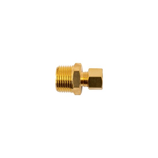 Brass Conical Str. 1/4" Tube X 3/8" M