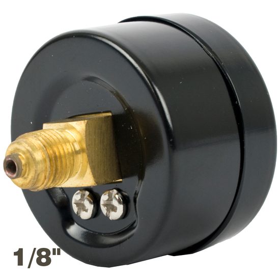 Press. Gauge 40mm 1/8" Rear Fit 0-16bar 0-1600kpa