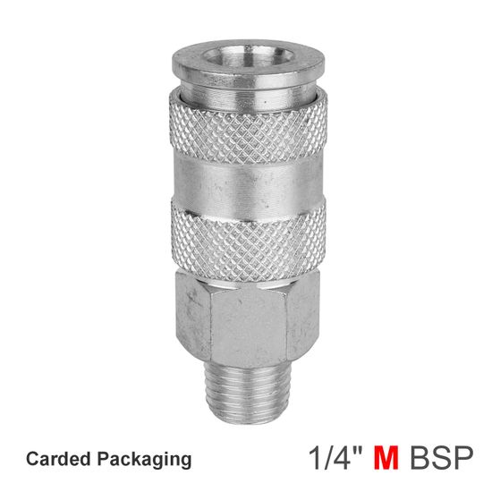 Quick Coupler Universal 1/4" Male 1pc Pack