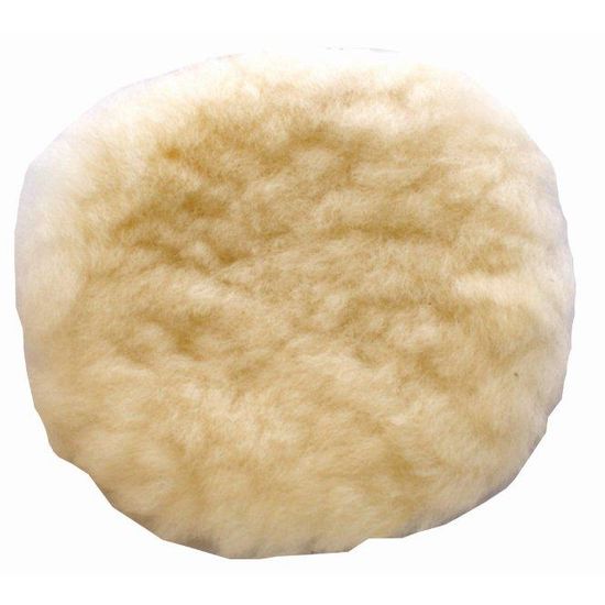 Polishing Bonnet Wool Hook And Loop 125mm 5"