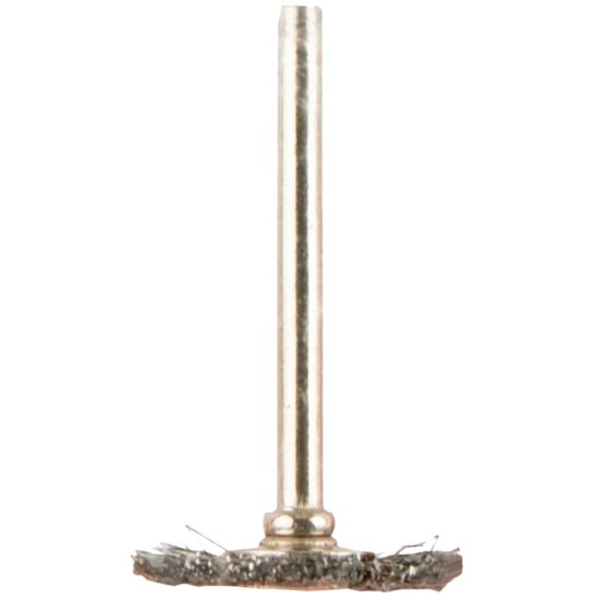 TORK CRAFT Mini Carbon Steel Brush Wheel 22.2mm with 3.2mm Shank