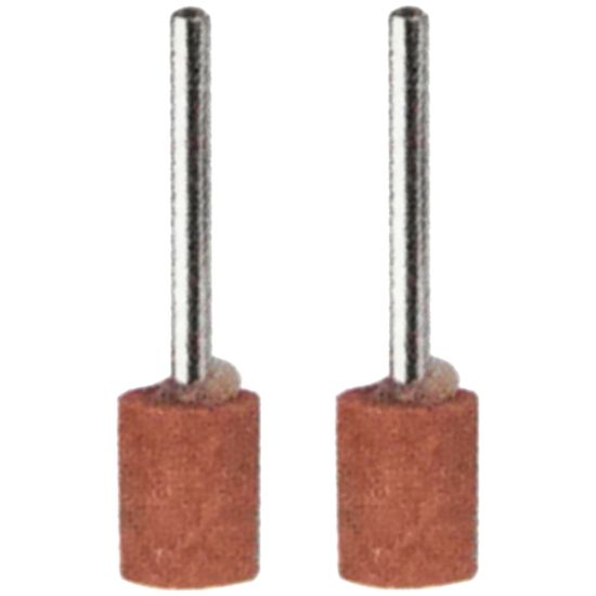 TORK CRAFT Mini Grinding Stone 11.1mm Round Point 3.2mm Shank 2 Piece
