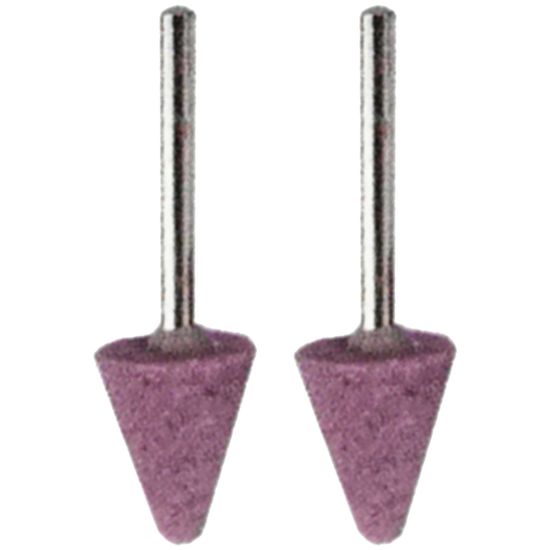 TORK CRAFT Mini Grinding Stone 15.9mm Cone 3.2mm Shank 2 Piece