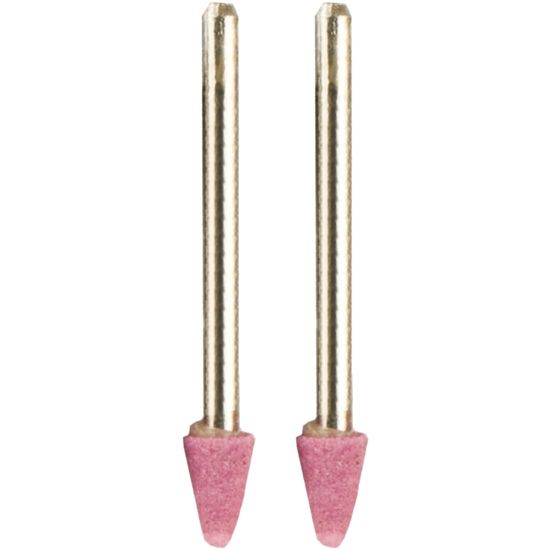 TORK CRAFT Mini Grinding Stone 6.4mm Cone 3.2mm Shank 2 Piece