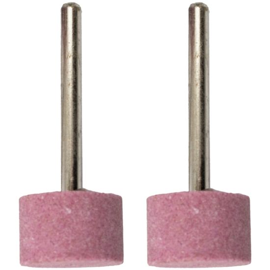 TORK CRAFT Mini Grinding Stone 14.9mm Cylinder 3.2mm Shank 2 Piece