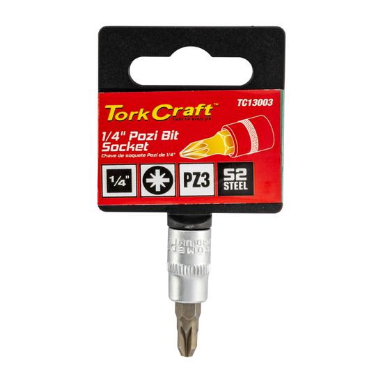 Socket Bit 1/4"dr Pozi Pz3 S2 Material
