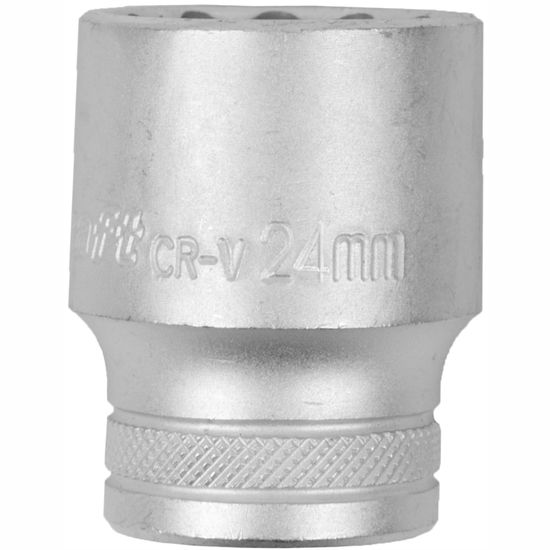 Socket 24mm X 31.8mm 1/2" Drive Crv 12 Point