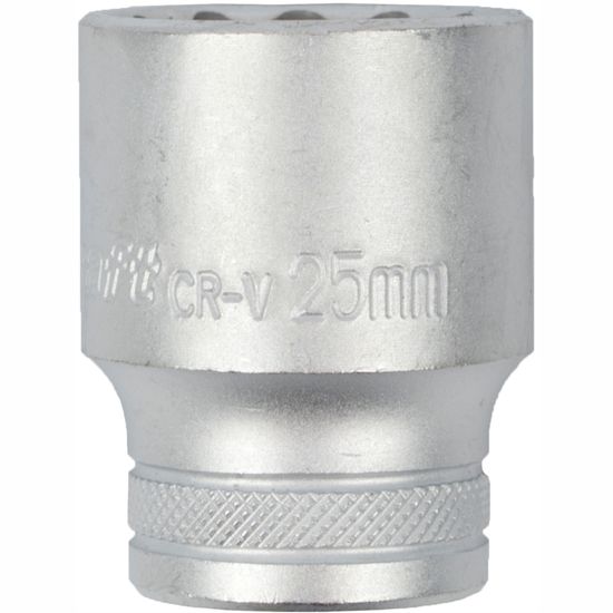 Socket 25mm X 33.8mm 1/2" Drive Crv 12 Point