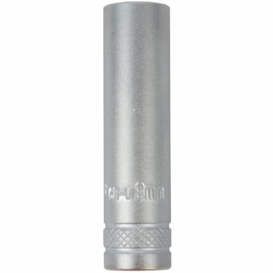 Socket 9mm 1/4" Dr Deep Socket Crv 12 Point